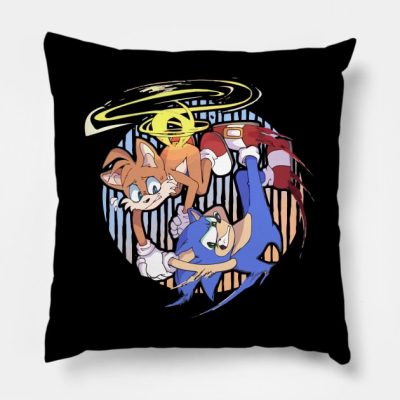 Sonic Art Work Throw Pillow Official Sonic Merch
