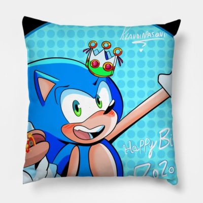 Sonic The Hedgehog Movie Throw Pillow Official Sonic Merch