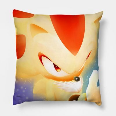 Super Shadow Close Up Throw Pillow Official Sonic Merch