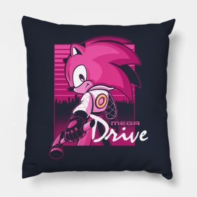 Blue Driver Throw Pillow Official Sonic Merch