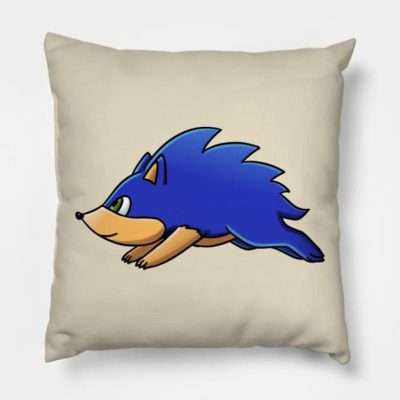 Blue Hedgehog Throw Pillow Official Sonic Merch