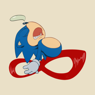 Sonic Fast Asleep Tapestry Official Sonic Merch