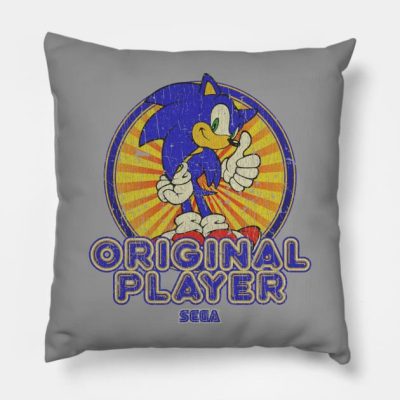 Original Player 1991 Throw Pillow Official Sonic Merch