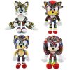 30cm New Printed Plush Doll Hedgehog Super Sonic Knuckles Miles Prower Cartoon Retro High value Creative - Sonic Merch Store