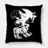 Shadow Twotone White Throw Pillow Official Sonic Merch