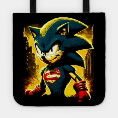 Angry Super Hero Blue Hedgehog Tote Official Sonic Merch