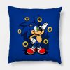 Cute Hedgehog Gamer Video Game Mouse Cartoon Mashu Throw Pillow Official Sonic Merch
