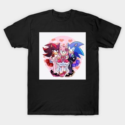 Shadow X Amy X Sonic T-Shirt Official Sonic Merch
