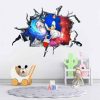 3D Sonic The Hedgehog Wall Sticker Anime Fashion High Value Creative Children Bedroom Cartoon Self adhesive 3 - Sonic Merch Store