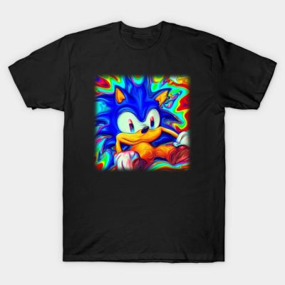 Trippy Hedgehog T-Shirt Official Sonic Merch