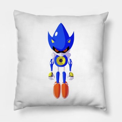Metal Sonic Throw Pillow Official Sonic Merch