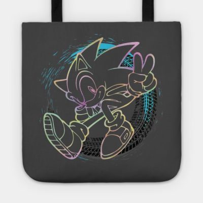 Sonic The Hedgehog Sonic Full Speed Type B Colorfu Tote Official Sonic Merch