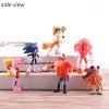 4th Generation Sonic Cartoon Model Knuckles Miles Prower Shadow Silver Creative High value PVC Doll Cake 1 - Sonic Merch Store