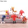 4th Generation Sonic Cartoon Model Knuckles Miles Prower Shadow Silver Creative High value PVC Doll Cake 2 - Sonic Merch Store