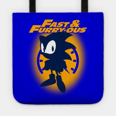 Cute Fast Furious Hedgehog Sonic Mashup For Gamers Tote Official Sonic Merch