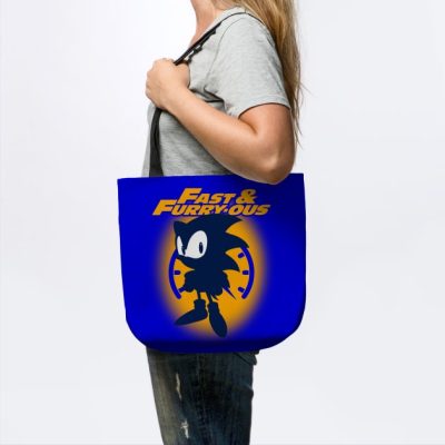Cute Fast Furious Hedgehog Sonic Mashup For Gamers Tote Official Sonic Merch
