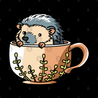 A Cute Hedgehog In A Cup Tapestry Official Sonic Merch