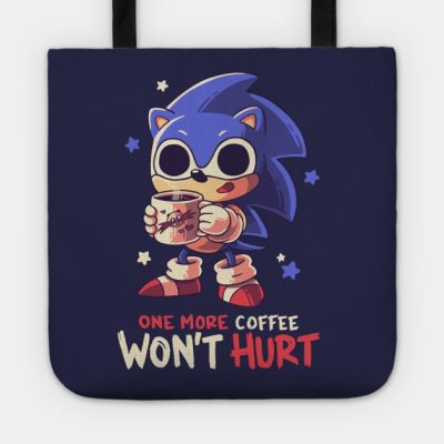 One More Coffe Cute Hedgehog Meme Gotta Go Fast Tote Official Sonic Merch
