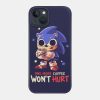 One More Coffe Cute Hedgehog Meme Gotta Go Fast Phone Case Official Sonic Merch