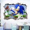 Cartoon Animation Wall Stickers Sonic The Hedgehog High value Creative Game Surrounding Children s Room 3D 2 - Sonic Merch Store