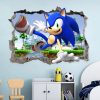 Cartoon Animation Wall Stickers Sonic The Hedgehog High value Creative Game Surrounding Children s Room 3D 3 - Sonic Merch Store