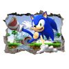 Cartoon Animation Wall Stickers Sonic The Hedgehog High value Creative Game Surrounding Children s Room 3D 4 - Sonic Merch Store