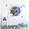 Cartoon Anime Wall Stickers Sonic The Hedgehog Children Room Decoration Graffiti Self adhesive PVC Cabinet Glass - Sonic Merch Store