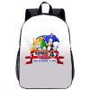Cartoon Backpack Sonic The Hedgehog High value Creative Game Surrounding Fashion Printing Large capacity Children s 1 - Sonic Merch Store