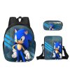Cartoon Backpack Sonic The Hedgehog Peripheral High value Children s Schoolbag Pencil Bag Trendy Large capacity 5 - Sonic Merch Store