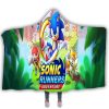 Cartoon Blanket Sonic The Hedgehog High value Creative Fashion Printing Double layer Thickened Office Lunch Break 4 - Sonic Merch Store