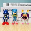 Cartoon Model Toys Sonic The Hedgehog Knuckles Miles Prower Shadow Anime Peripherals High value Creative Joints 3 - Sonic Merch Store