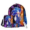 Cartoon Printing Backpack Sonic The Hedgehog Around Oxford Cloth Material High value Creative Large capacity Student - Sonic Merch Store