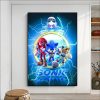 Cartoon S Sonic V Video Games Poster Classic Anime Poster Wall Sticker For Living Room Bar 3 - Sonic Merch Store