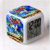 Cartoon Sonic The Hedgehog Colorful Alarm Clock Kawaii Anime Peripherals High value Creative LED Color changing 1 - Sonic Merch Store