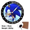 Cartoon Two dimensional Table Clock Sonic The Hedgehog High value Simple Pendulum Hanging Dual purpose Clock - Sonic Merch Store