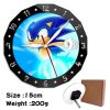 Cartoon Two dimensional Table Clock Sonic The Hedgehog High value Simple Pendulum Hanging Dual purpose Clock 4 - Sonic Merch Store