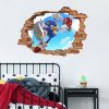 Cartoon Wall Stickers Sonic The Hedgehog Children s Room Creative 3D Bedroom Poster Decoration Self Adhesive 1 - Sonic Merch Store