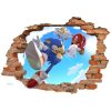 Cartoon Wall Stickers Sonic The Hedgehog Children s Room Creative 3D Bedroom Poster Decoration Self Adhesive 4 - Sonic Merch Store