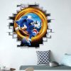 Children s Cartoon Wall Stickers Sonic The Hedgehog Animation High value Creative Bedroom Graffiti 3D Self 2 - Sonic Merch Store