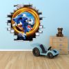 Children s Cartoon Wall Stickers Sonic The Hedgehog Animation High value Creative Bedroom Graffiti 3D Self 3 - Sonic Merch Store