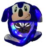 New Anime Hedgehog Sonic Plush Hat Press Jump Cap Kawaii Funny Creative Colorful Luminous Rabbit Ears 5 - Sonic Merch Store