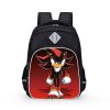 New Cartoon Backpack Sonic The Hedgehog Fashion High value Creative Game Peripheral Student Personality Large capacity - Sonic Merch Store