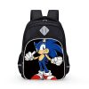 New Cartoon Backpack Sonic The Hedgehog Fashion High value Creative Game Peripheral Student Personality Large capacity 2 - Sonic Merch Store