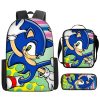 New Cartoon Backpack Sonic The Hedgehog Game Surrounding High value Fashion Creative Printing Student Large capacity 1 - Sonic Merch Store