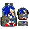 New Cartoon Backpack Sonic The Hedgehog Game Surrounding High value Fashion Creative Printing Student Large capacity 2 - Sonic Merch Store