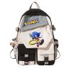 New Cartoon Creative Sonic The Hedgehog Schoolbag Fashion High value Campus Forest Department Versatile Large capacity 2 - Sonic Merch Store