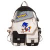 New Cartoon Creative Sonic The Hedgehog Schoolbag Fashion High value Campus Forest Department Versatile Large capacity 4 - Sonic Merch Store