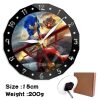 New Cartoon Creative Table Clock Sonic The Hedgehog High value Two dimensional Simple Swing Dual purpose - Sonic Merch Store