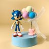 New Cartoon Hand made Sonic The Hedgehog High value Creative Game Peripheral Car Toys Movable Model 4 - Sonic Merch Store