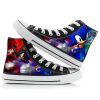 New Cartoon High top Canvas Shoes Sonic The Hedgehog Anime Peripheral High value Fashion Creative Printing 10 - Sonic Merch Store